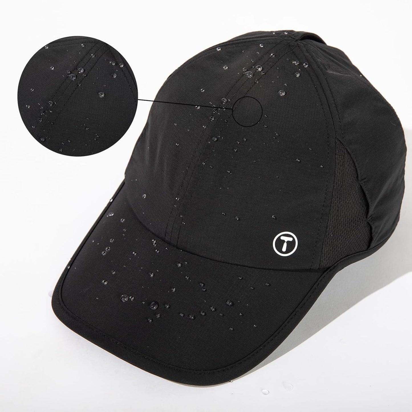 TOP-EX Cooling UV 50 High Ponytail Baseball Cap for Women - Breathable Design for Running & Golf | S/M Size
