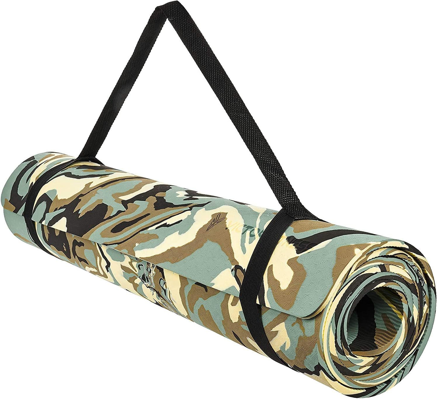 Skiennix Eco-Friendly Yoga Mat - Premium Non-Slip TPE for Indoor & Outdoor Workouts | Ideal for Hot Yoga & Pilates