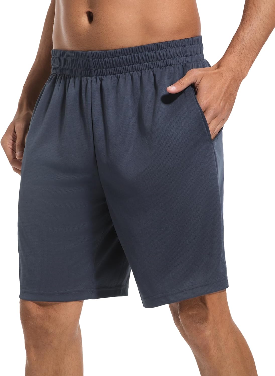 OYGSieg Men's Athletic Basketball Shorts - Quick Dry Mesh Gym Shorts with Pockets | 6 Pack