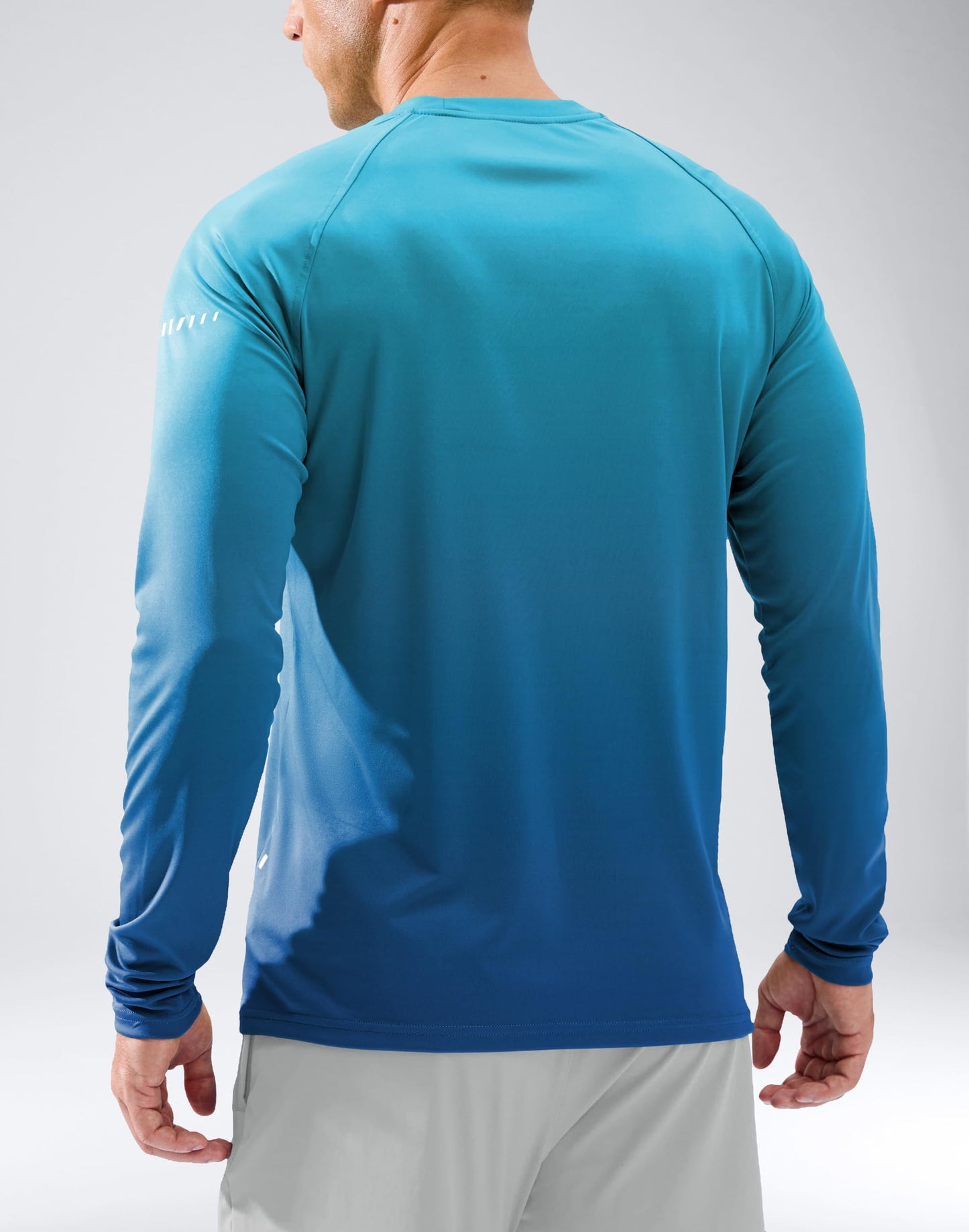 Men's Sun Protection Long Sleeve Shirts UPF 50+ Rash Guard for Men SPF UV Fishing Workout Hiking Athletic Running Shirt