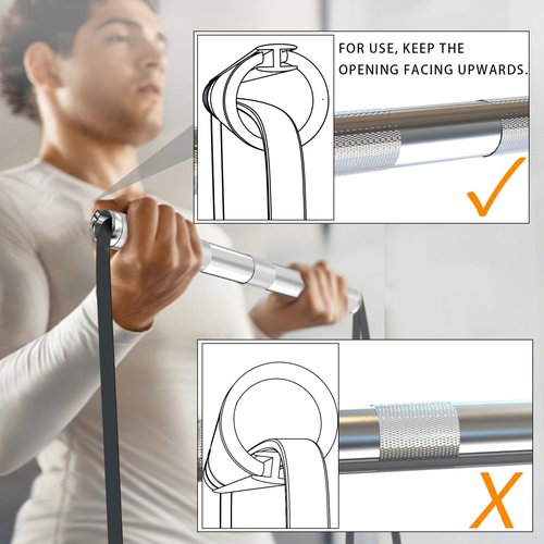 Lights Mountain Mini Pilates Bar with 3 Resistance Loop Bands – 43cm Aluminum Alloy Workout Stick for Home Gym, Travel Fitness, Strength Training, Full Body Stretching – 5–60LB Bands Included