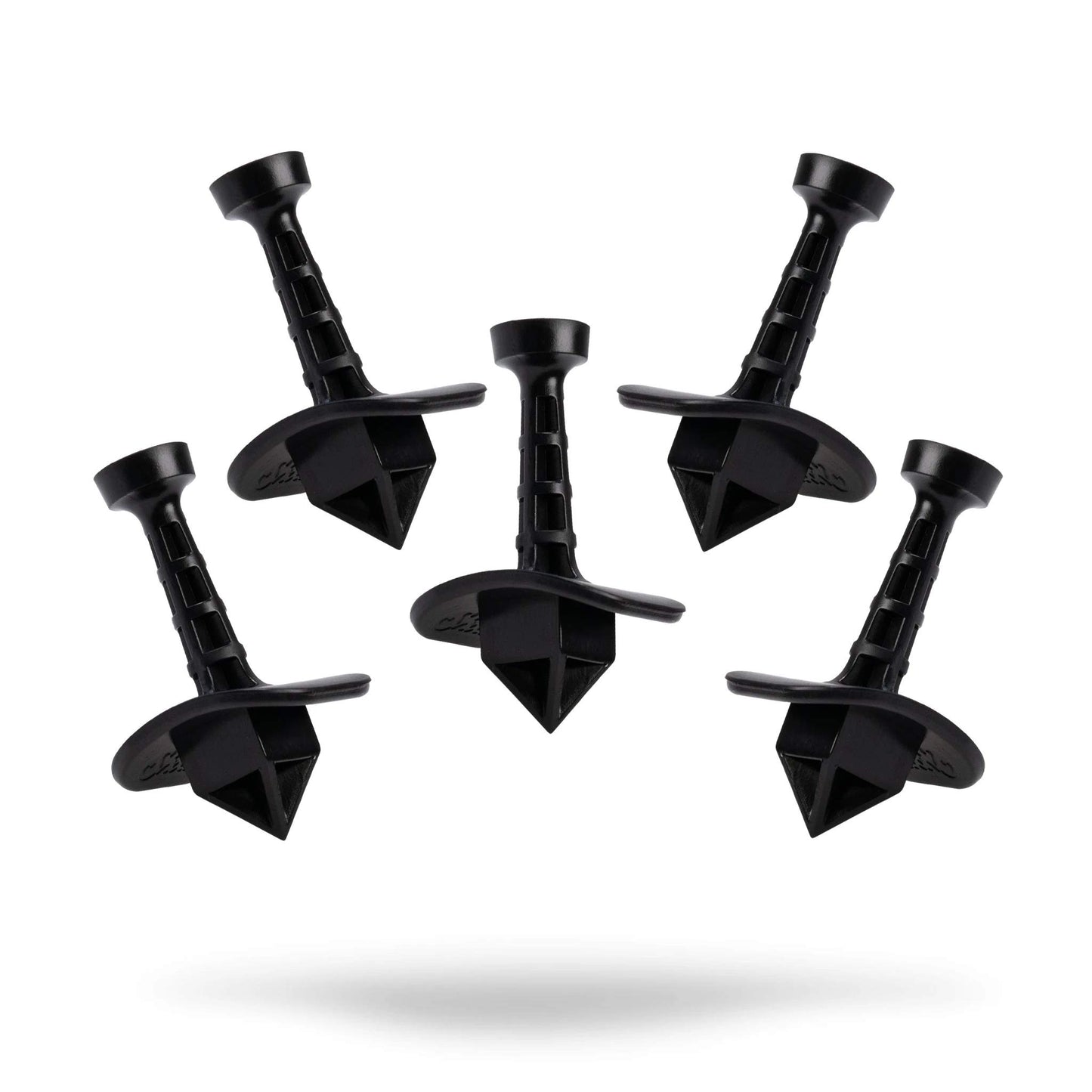 Pins & Aces x Shottee Golf Tee 5 Pack - Fits Any Beverage Can Shotgun Drinking Tool - Fun, Beer Golf Accessory Great Gift for Birthdays, Bachelor Party, & More (Black)