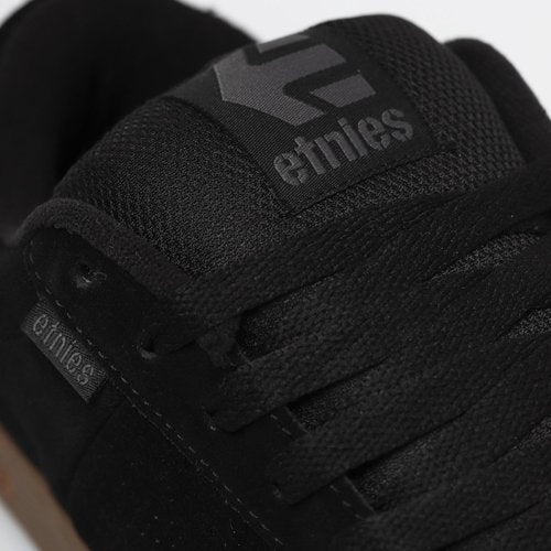Etnies Kingpin - Classic Skate Heritage Fashion Style with on-Trend Puffy Look, Reinforced Cupsole - Black/Dark Grey/Gum - 8.5