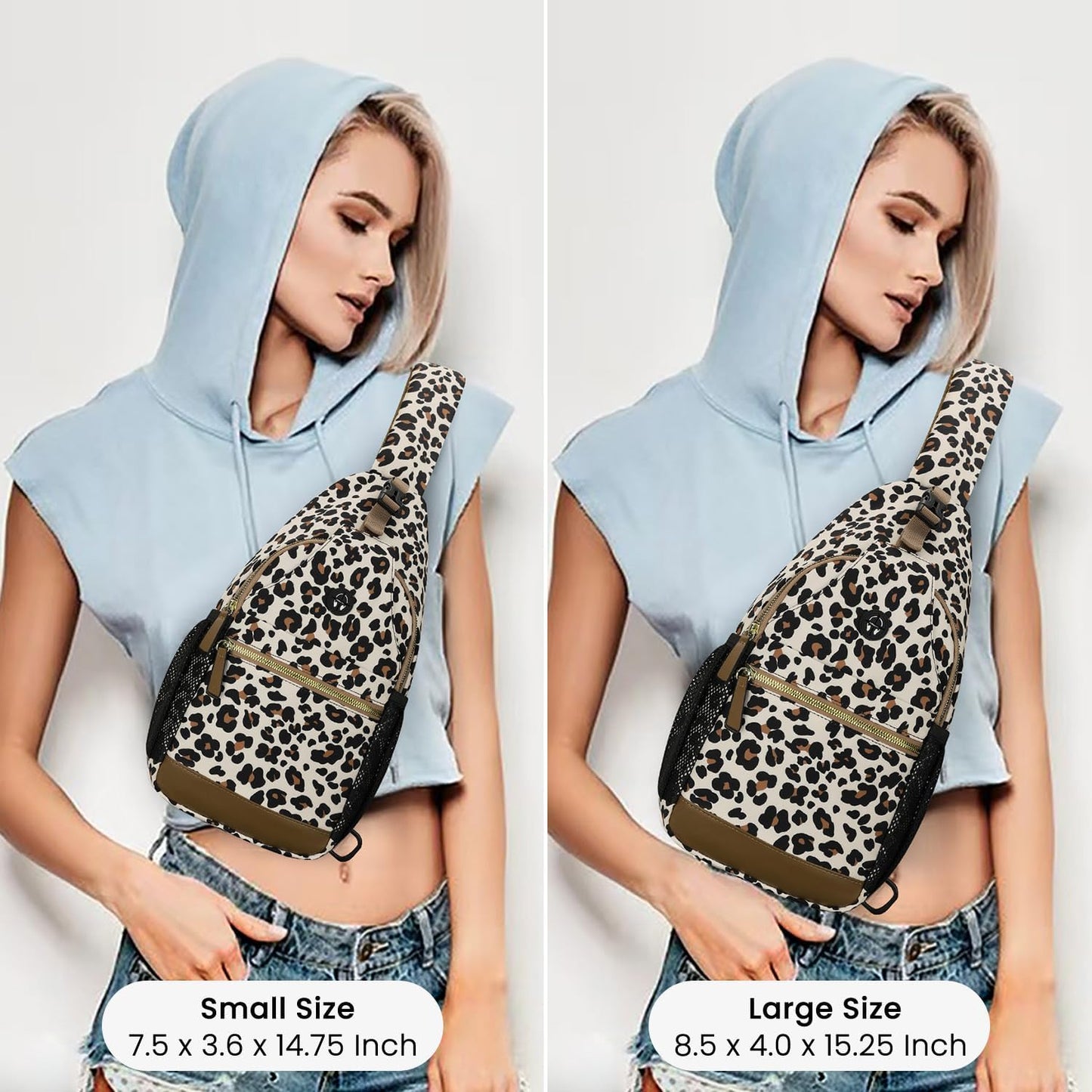 Skiennix Small Crossbody Bag - Versatile Sling Backpack for Travel | Stylish Design for Women & Men