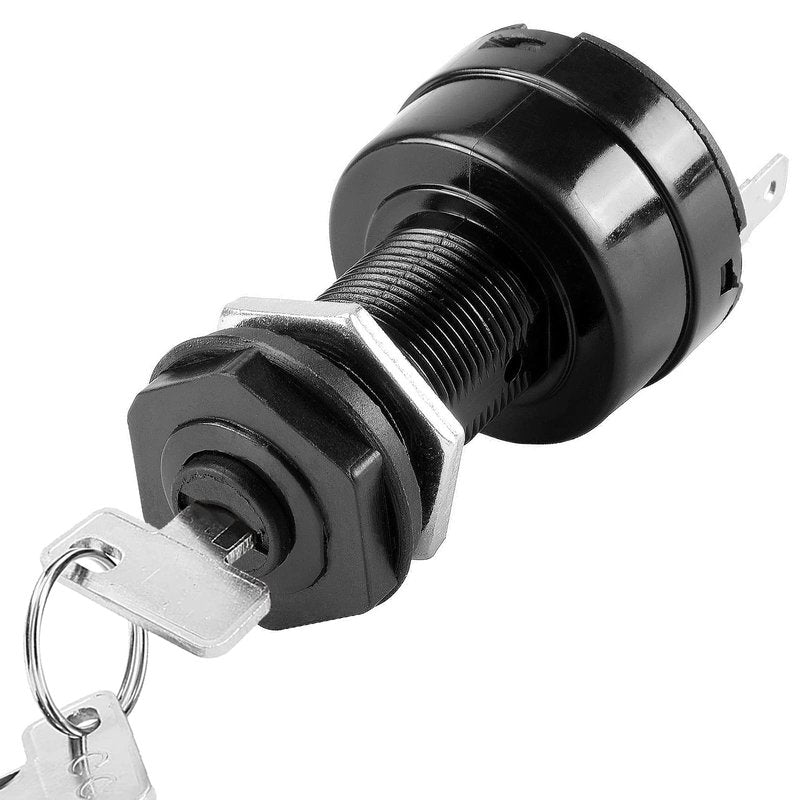 Roykaw Golf Cart Ignition Switch and Key for Club Car Precedent 2004-Up Gas Models, Replaces OEM # 102515101, 4 Terminal