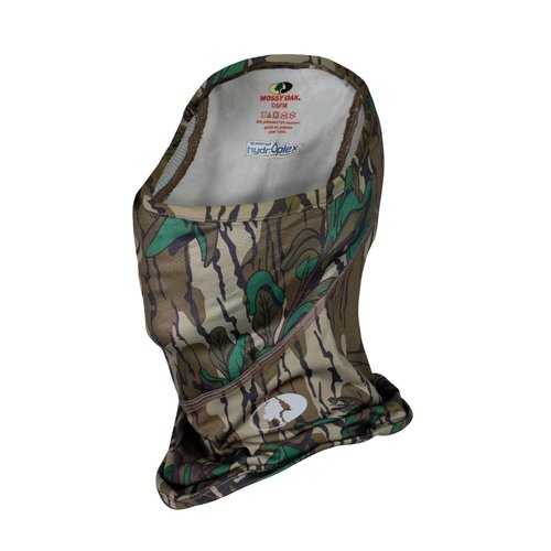 Mossy Oak Camo Hunting Face Mask, Hunting Neck Gaiter, Greenleaf