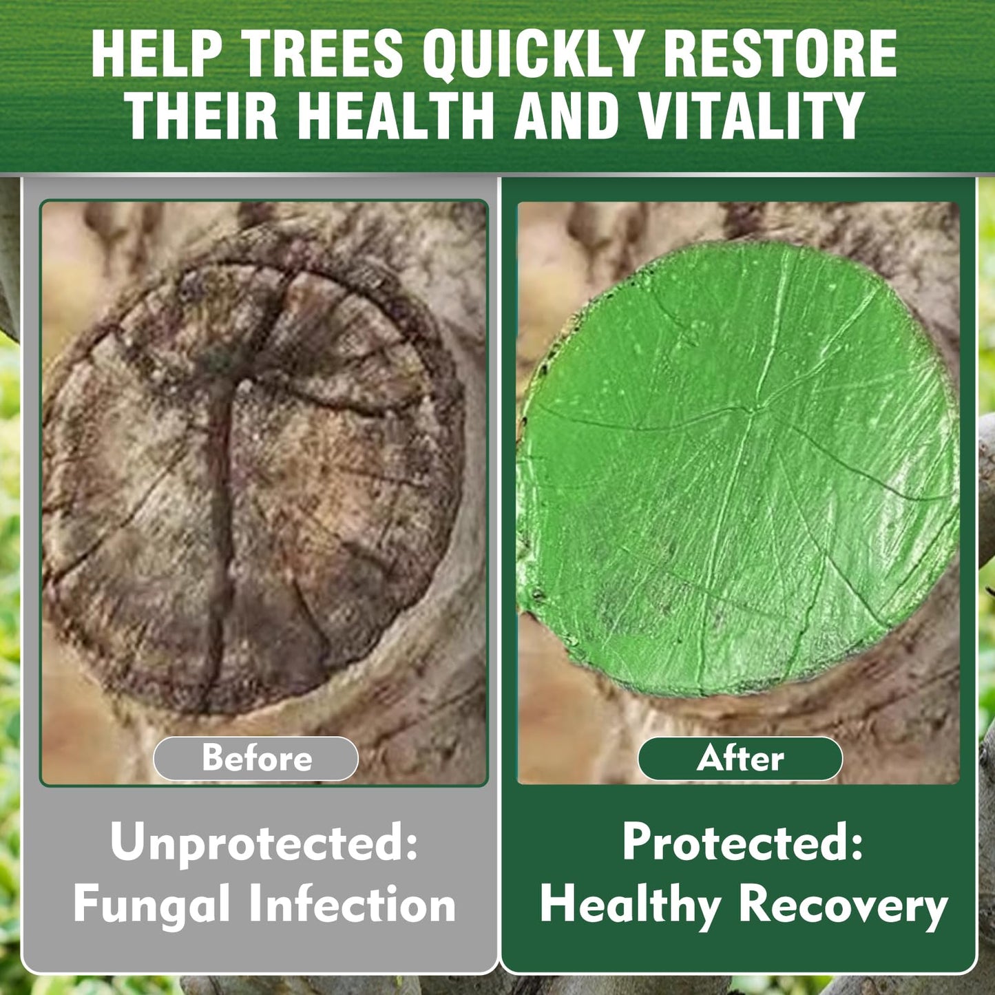 Tree Wound Sealer, Organic Pruning Dressing Paste & Grafting Compound, Natural Woundressing for Bonsai, Fruit Trees, Roses, Bonsai | Waterproof Protection (Tree Wound Sealer, 1)