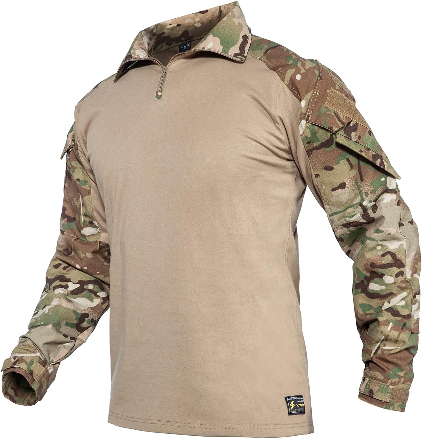 YEVHEV G3 Tactical Camouflage Shirt - Elbow Pads for Men | Perfect for Hunting & Paintball