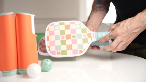 NPW Tabletop Pickleball Game Set – Indoor Pickleball Desk Game with Adjustable Net for Home, Office & Game Nights