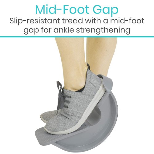 Vive Foot Rocker - Calf Stretcher for Achilles Tendinitis, Heel, Feet, Shin Splint, Plantar Fasciitis Pain Relief - Stretches Strained Leg Muscle - Ankle Wedge Stretch Improves Flexibility (Standard)