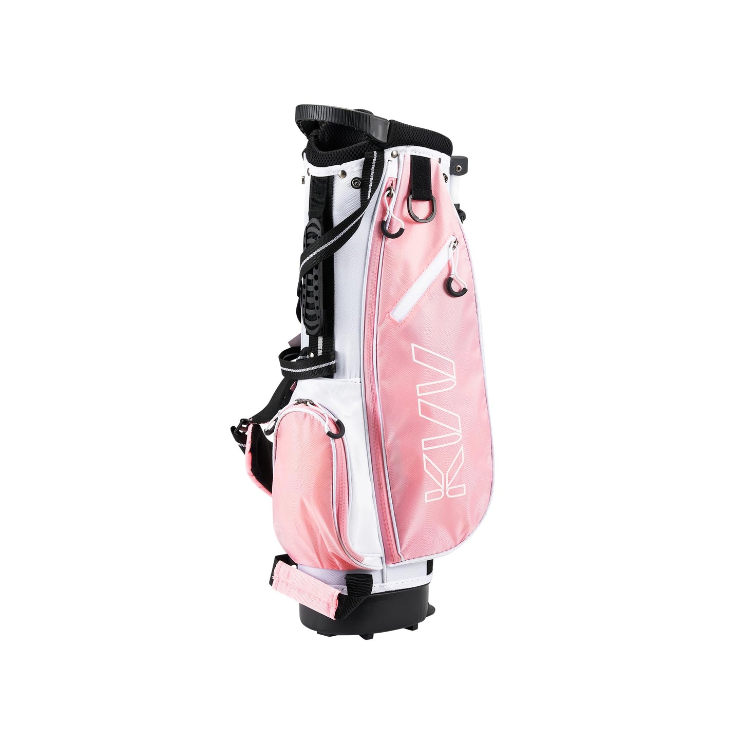 KVV Junior Golf Stand Bag, Lightweight Golf Stand Bag for Children Kids Ages 4-6(Pink)