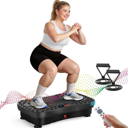 AXV Vibration Plate - Full Body Fitness Machine for Lymphatic Drainage & Weight Loss | Shaker Gym Pad
