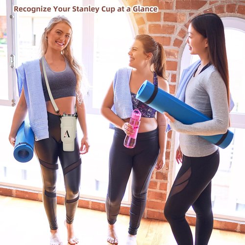 GOEWY Water Bottle Carrier Bag - Adjustable Neoprene Pouch for Stanley 40 oz Tumbler with Phone Pocket