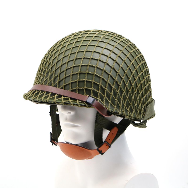 Airborne WW2 US M1C Helmet with Cover 506th Parachute Jump Version