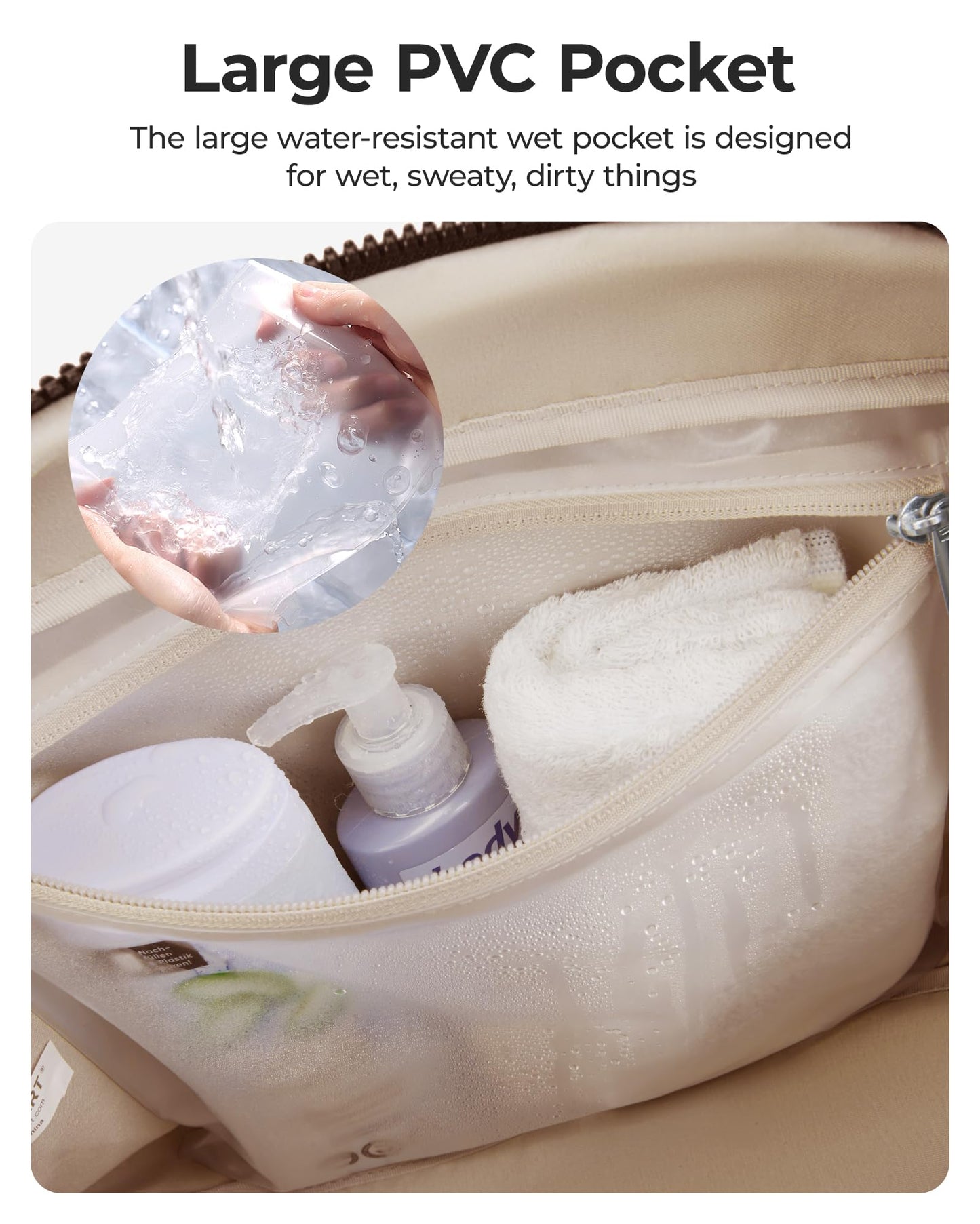 BAGSMART Duffle Bag for Travel, Gym Bag for Women, Weekender Carry on Bag
