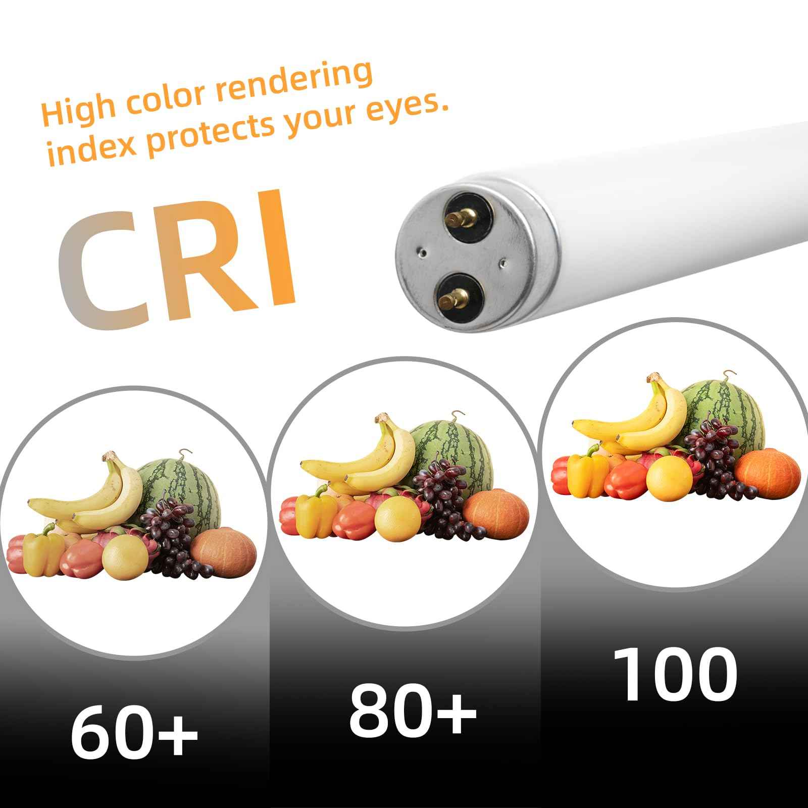 coospider-repta 6 Pack F15T8 18 Inch 15W T8 Fluorescent Replacement Tube Bulb Daylight 6500K Medium Bi-Pin G13 Base 6 Count