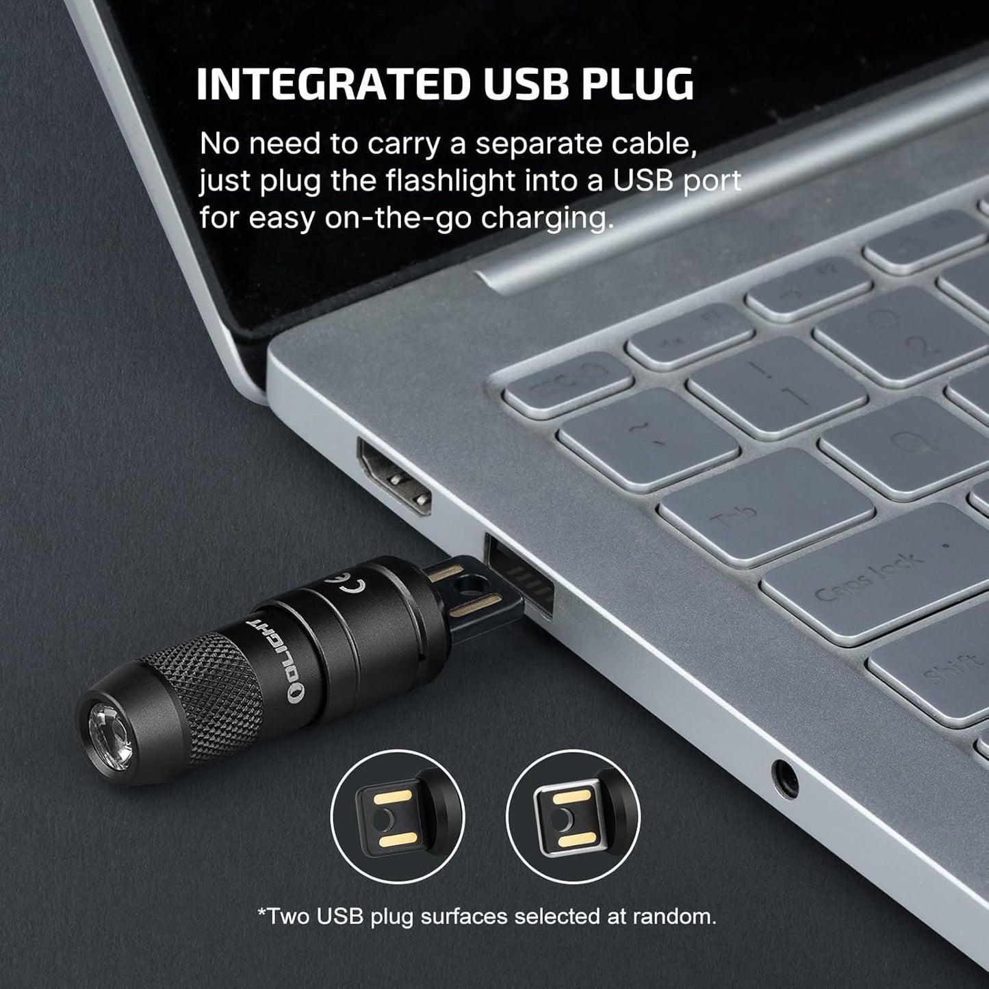 OLIGHT IMINI 2 EDC Keychain Flashlight - 50 Lumens Compact Mini LED Lights for Everyday Carry | Rechargeable & Portable
