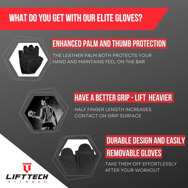 Lift Tech Fitness Elite Workout Gloves for Women - Gym Gloves for Women Into Weights, HIIT, Strength Training - Female Weightlifting Gloves with Full Palm Protection - Pink & Teal, L