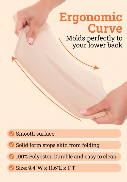 BE SHAPY Lumbar Support Board | Lipo Foam Post Op Accesory | Lumbar Support Board for Back | Tablas Para Lipo 360