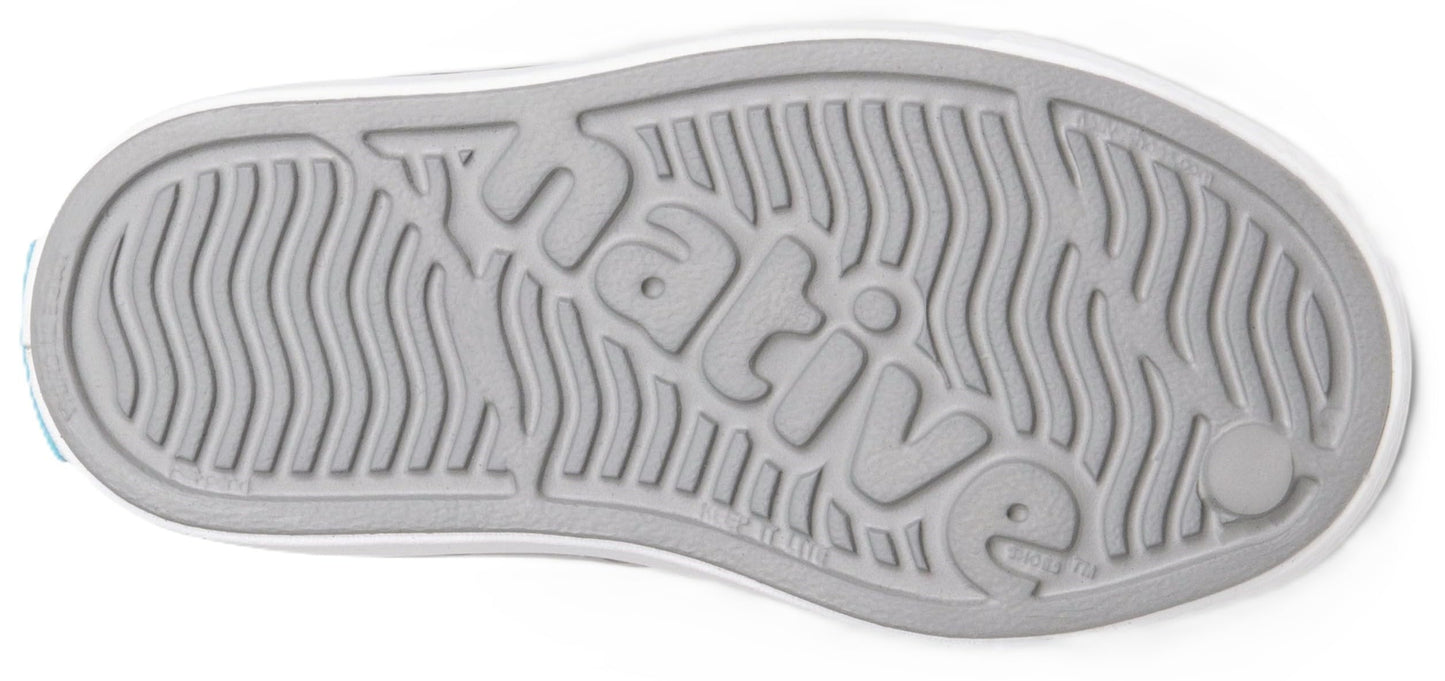 Native Shoes Unisex-Kids Jefferson Sneakers, Pigeon Grey/Shell White, 8 Toddler