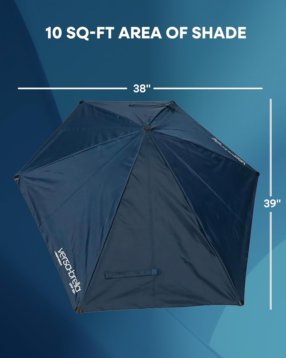 Sport-Brella Outdoor Umbrella - One-Touch Sun & Rain Protection | 54-Inch Diameter, SPF 50+ UV Block