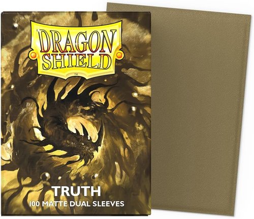 Dragon Shield | Matte Dual Standard Size Card Sleeves - Red/Gold Soul & Truth Bundle, 3×100 CT | Premium TCG Protection