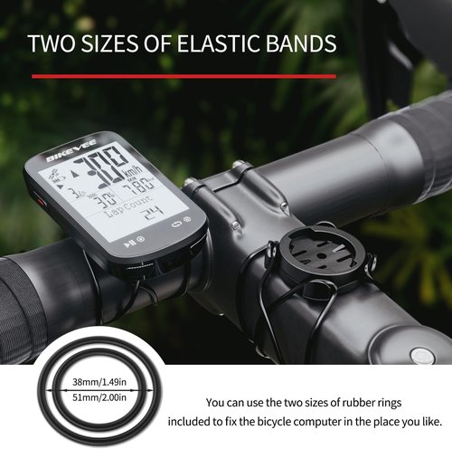 Garmin Bike Mount - Quick Release Out-Front Cycling Computer Adapter | Compatible with CooSpo, XOSS, iGPSPORT - Black