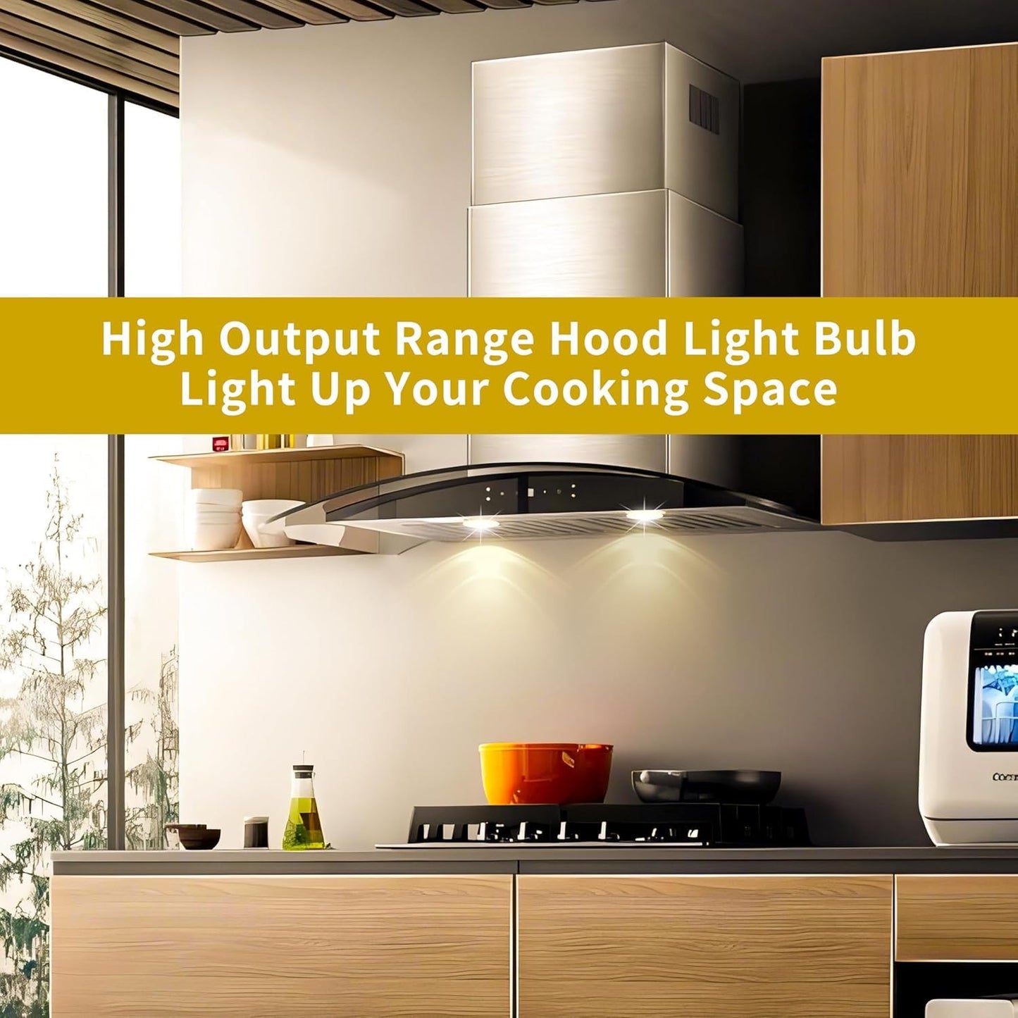 Lachesan PAR20 Flood 39W 120V 480 Lumens Flood Light Bulbs, 6 Pcs PAR20 Range Hood Light Bulb with Dimmable E26 Base, Dimmable 2800K Warm White, Long Lasting for Indoor Spotlight, Range Hood, Recessed