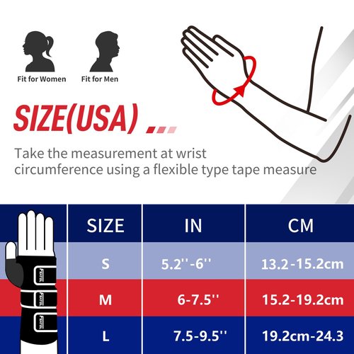 FEATOL Resting Hand Splint Stroke Night Immobilizer with Removable Splints- Pain Relief For Carpel Tunnel, Stroke Recovery, Arthritis, Tendinitis-Functional Support Wrist Finger Brace-Right Medium-For Men and Women