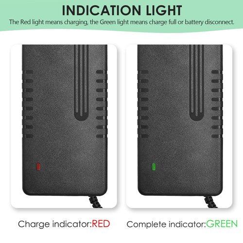 Universal 7-in-1 Replacement Charger - 54.6V 2A Fast Charger for 48V 13S Lithium Battery for Jetson, Gotrax, Razor, Ninebot, Segway, Swagtron, Hiboy ect