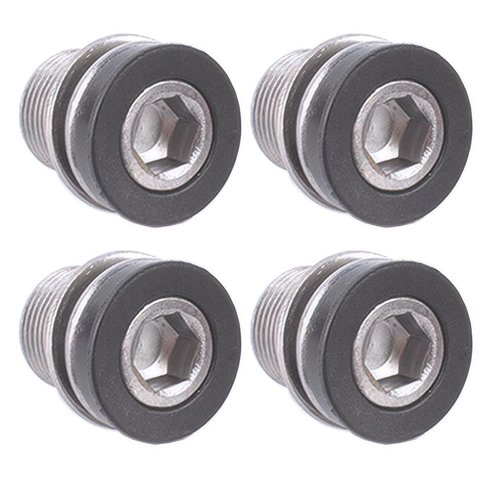 Auto-plaza 4X Bicycle E-Bike M15 Crank Arm Bolts ISIS Crank Screws Compatible with Bosch E-Bike Drives Brose