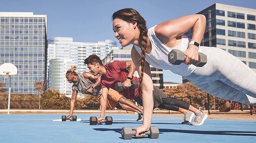 Fitbit Charge 5 & 6 Sport Accessory Band, Official Product, Frost White, Large