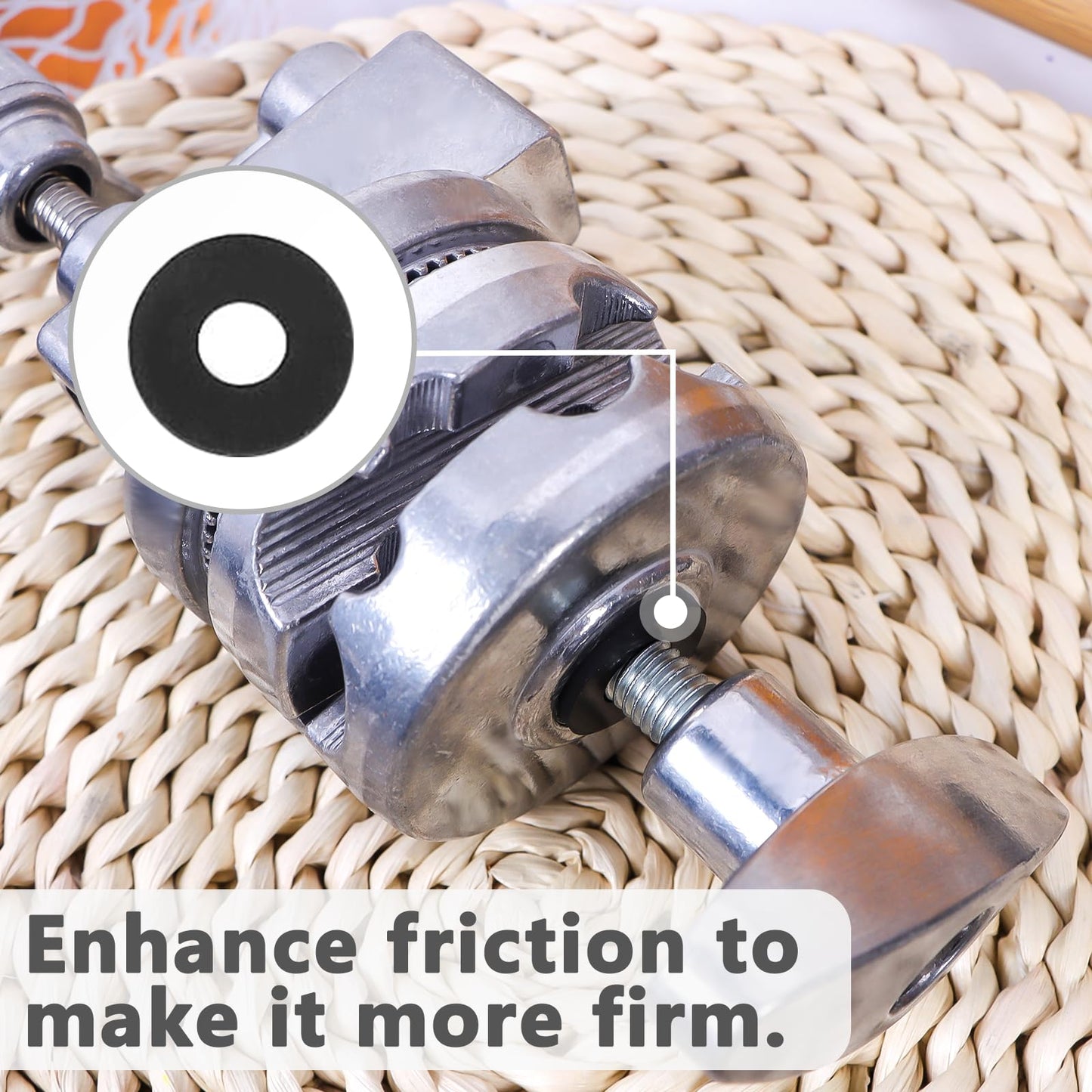 Zefphxs 240 Pcs Rubber Washers Assortment Kit, 12/16/18/20/25/30 mm Black Rubber Gasket, Vibration Absorbing Sealing Washer for Bolts Faucets Screws Garden Hose Shower Head (6 Sizes)