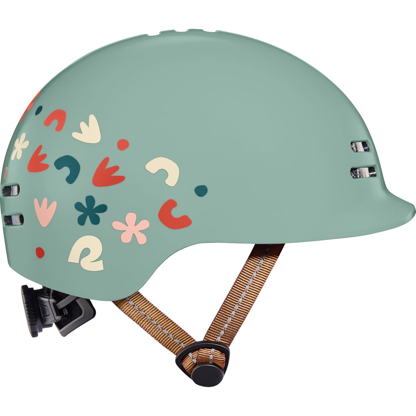 Retrospec Remi Kids Bike Helmet with Built-in Sun Visor - Adjustable Youth & Toddler Safety Gear for Cycling, Skating & Scooters - 11 Air Vents, Washable Padding & Reflective Straps