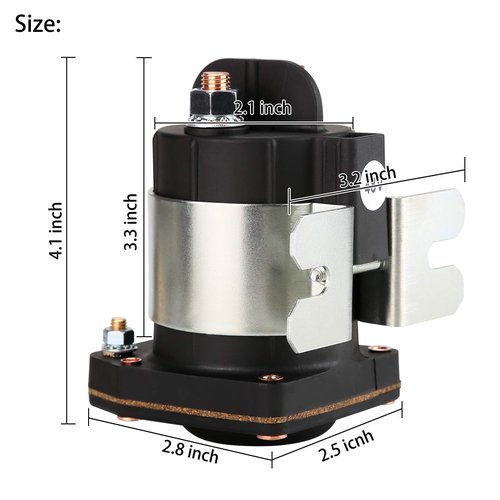 10L0L Golf Cart 48 Volt Solenoid for Yamaha G22 G29 Drive Electric 2007-up OEM # JU6-H1950-00 Golf Cart 48 Volt Solenoid Relay Assy