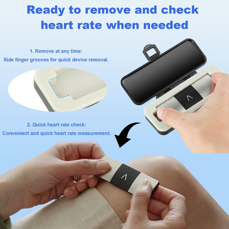 VigorKeeper KardiaMobile 6L/6L Max Case, Portable Carrying Case for AliveCor KardiaMobile 6-Lead EKG Monitor, Impact & Water Resistant, Protect Kardia Mobile Heart Monitor On the Go