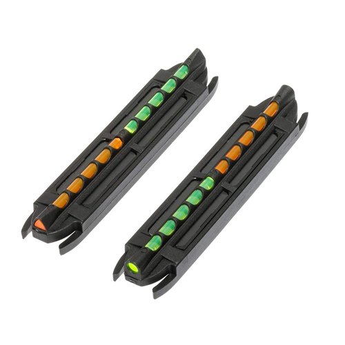 HIVIZ Model 300 Two-In-One Magnetic Base Rib Shotgun Sight Green & Orange, One Size