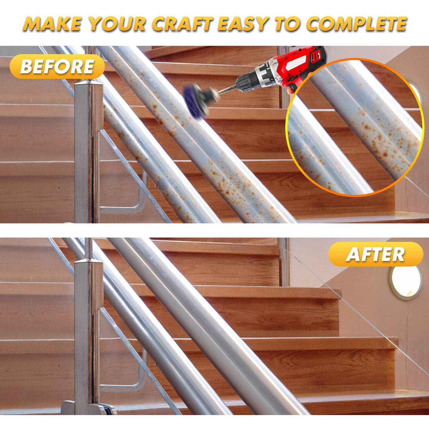 Laexepelle Strip Discs Quick Sanding Discs Stripping Wheel Stripper Abrasive Wheel for Drill, Strip Paint Clean Welds Remove Metal Wood Rust Scale & Oxidation (2INCH-10Pack)