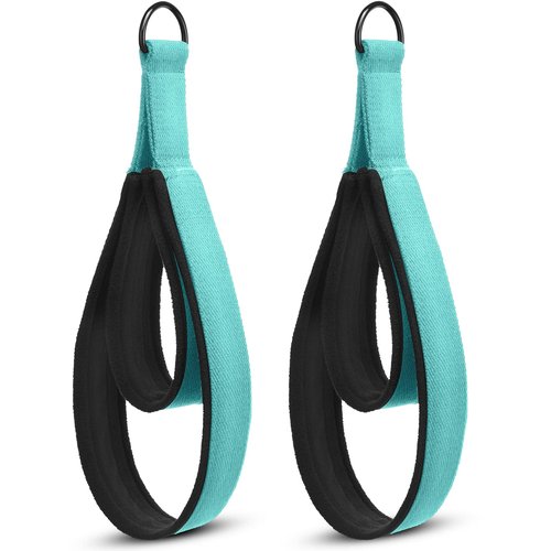 2 Pcs Pilates Straps Double Loop D-ring Straps for Reformer Pilates Accessories Yoga Exercise Fitness Yoga Exercise Accessories for Home Gym Workout