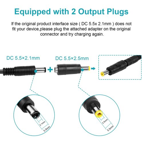 54.6V 2A Electric Charger for 48v Fast and Safe Charging of 13S Li-ion Battery