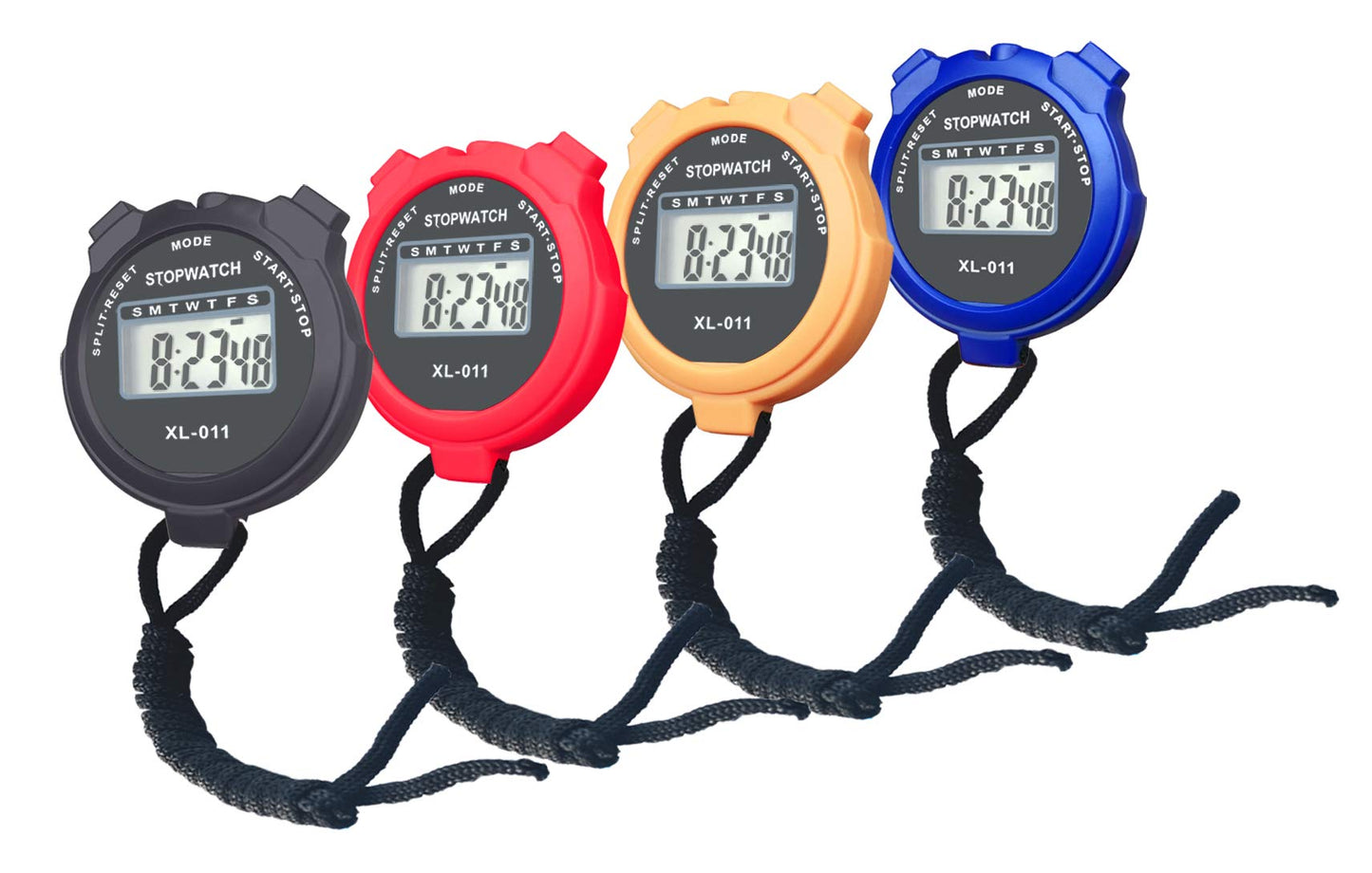 Stop Watch, BESTWYA Stopwatch (Pack of 4,B)