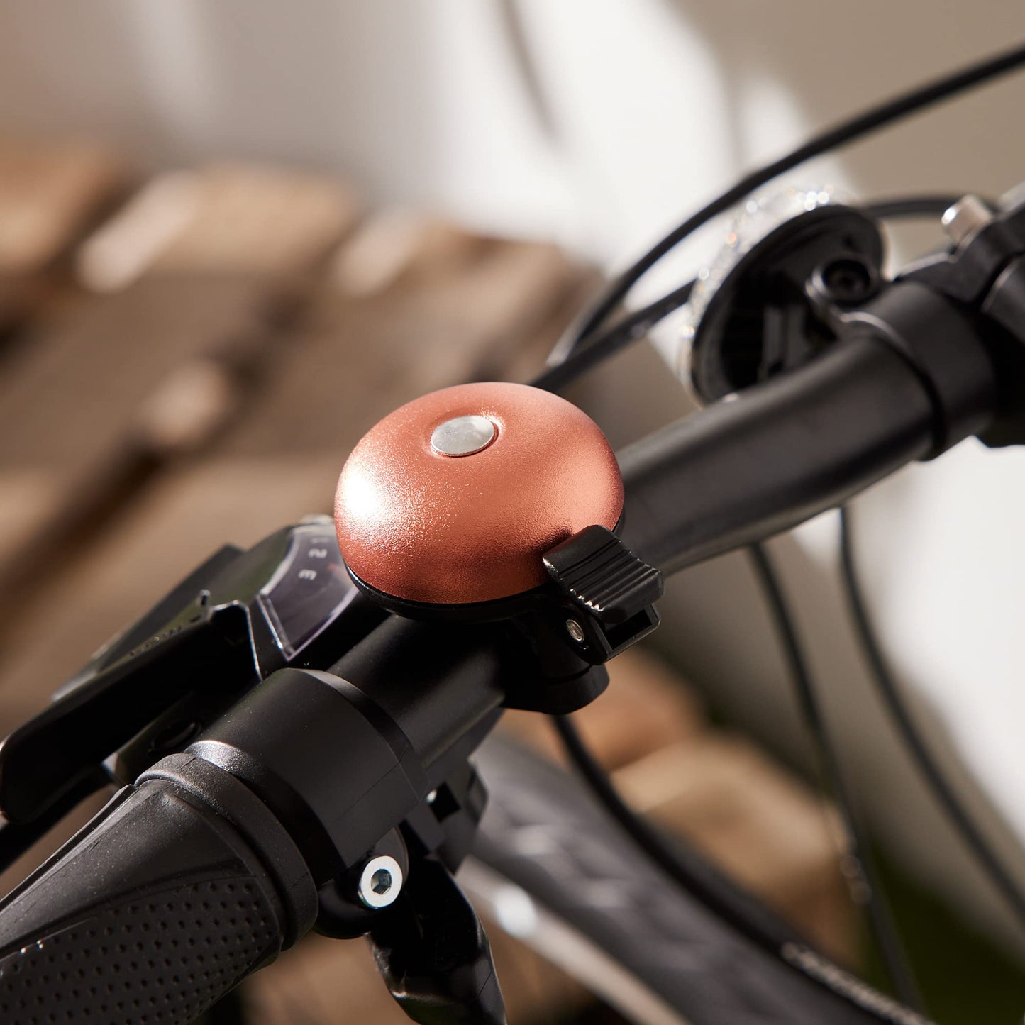 N+1 Bicycle Bell for Handlebars – Clear & Loud Bell (Up to 85 decibels) for Adults or Kids Bikes - Road, Mountain or City Bikes, Fits 22.2mm (0.87") Handlebars