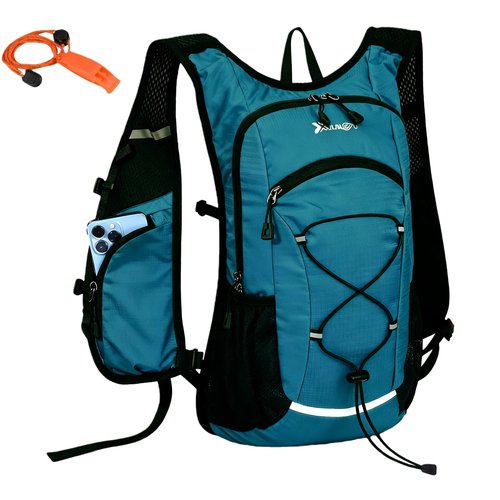 DOJUNS Hiking Backpack Lightweight Travel Backpack 20L Waterproof Hiking Daypacks Camping Backpack for Men Women (Lake Blue)