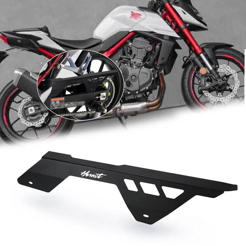 Si Si Xia for CB 750 CB750 Hornet cb750 CB750HORNET 2023 2024 2025 CB750 Hornet Motorcycle Chain Guard Cover Sprocket Protector Motorcycle Accessories (Black)