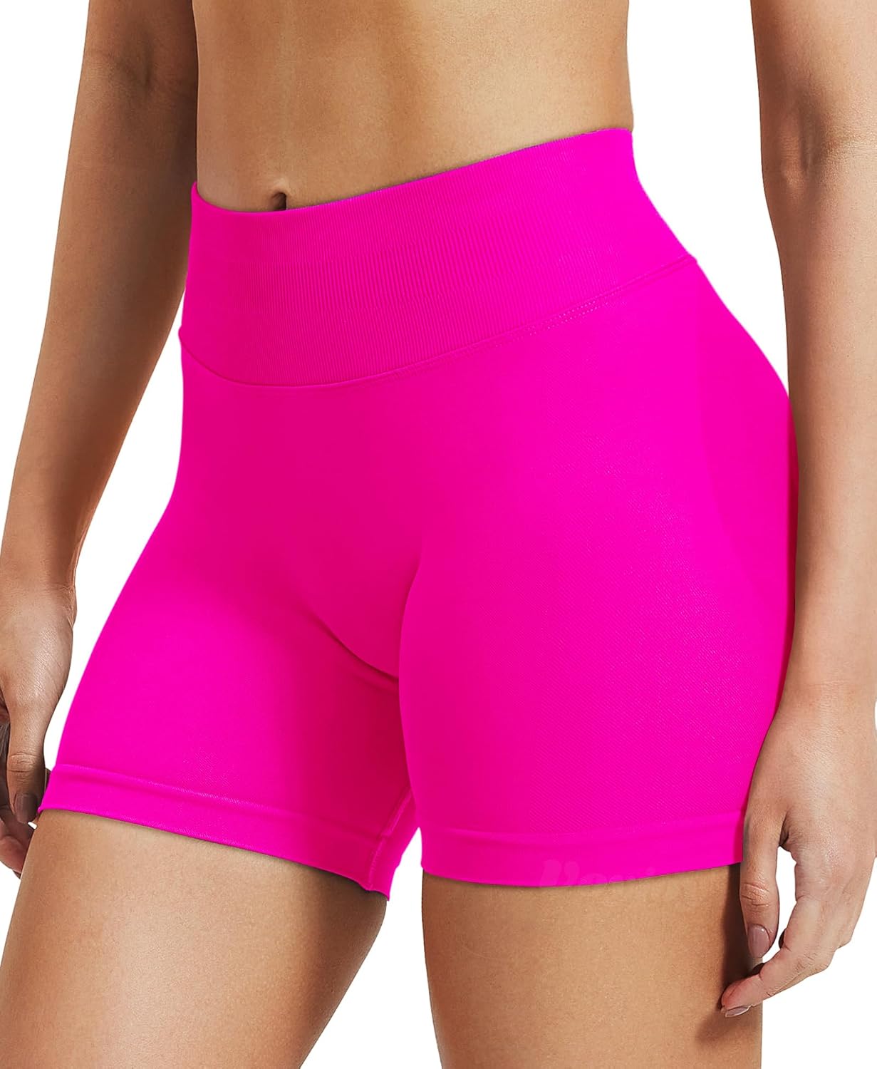 VOYJOY Women's Workout Shorts - Scrunch Butt Lifting Seamless Gym Biker Shorts | 2.5" - 6" Sizes