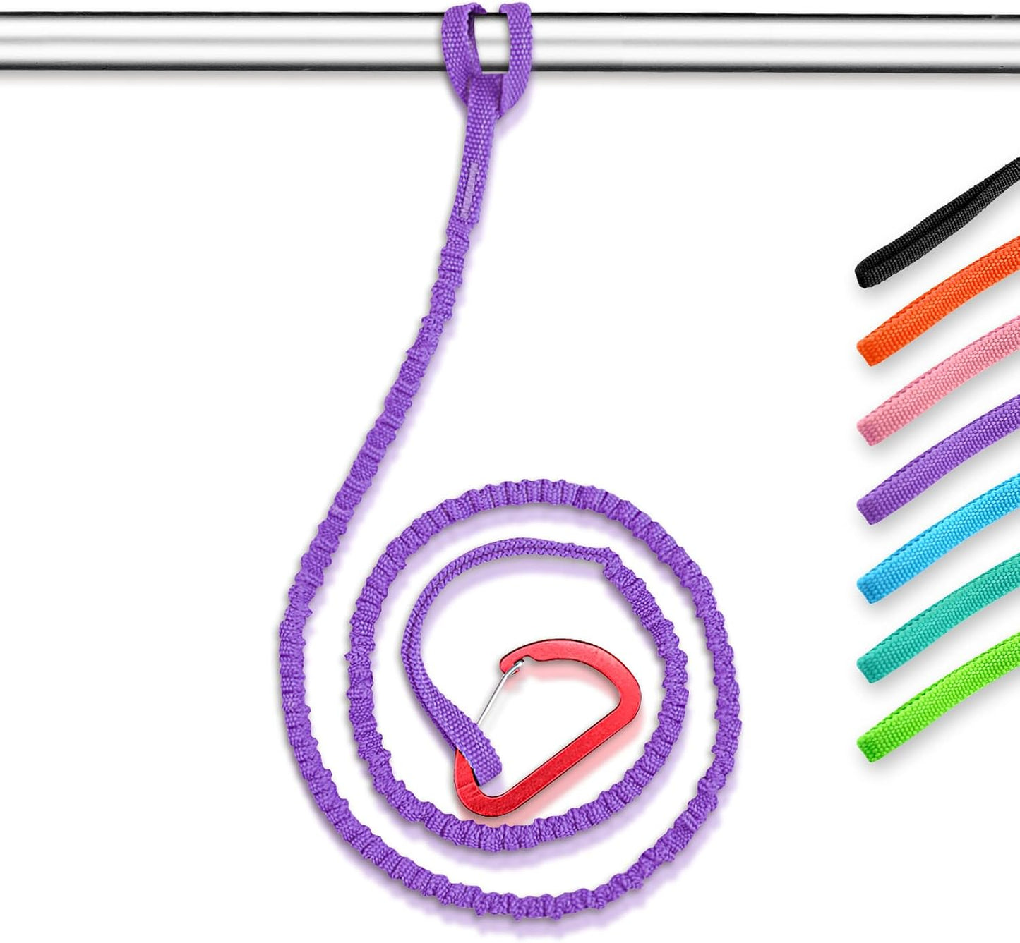 OCEANBROAD Kayak Paddle Leash - Stretchable Strap Lanyard for SUP, Canoeing & Fishing | 4-7 Feet