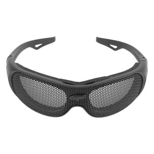 GYZOUKA Windproof Goggles,Wire Mesh Safety Goggles,Breathable Impact Iron Mesh Pattern Protective Glasses Pinhole Glasses,for Outdoor Activities