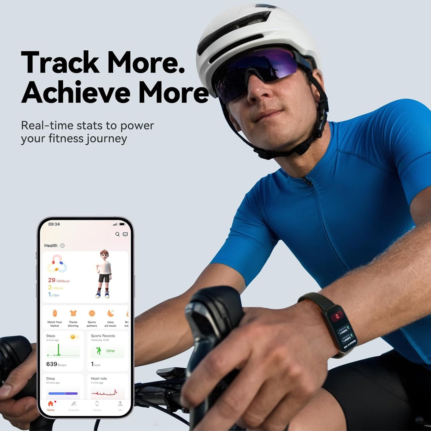 Skiennix Smart Watch - 1.47" Color Screen Fitness Tracker with 100+ Sport Modes & Heart Rate Monitor | Waterproof