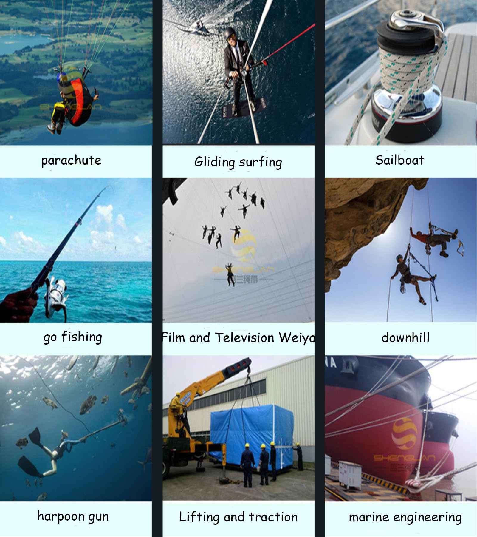 12 Strand Braided Dyneema Rope -3mm 700kg Fracture Strain - Suitable for Tents, Kiteboarding, and Other 65 feet (Black)