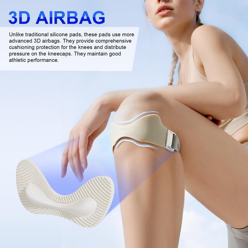 YICYC Silicone Patellar Tendon Support Strap 2 Pack, Adjustable Non-Slip Patella Band Stabilizer Knee Brace for Running, Hiking, Jumpers Knee, Tendonitis, Basketball, Volleyball, Squats